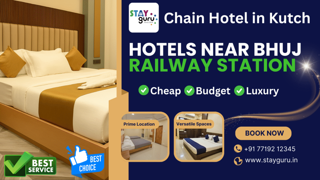 hotels near bhuj railway station