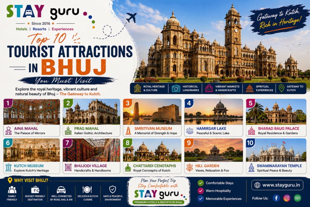 Top 10 Tourist Attractions in Bhuj Kutch
