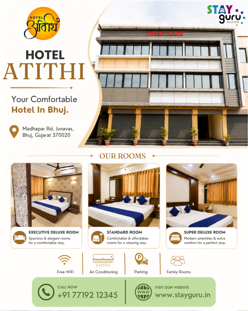 StayGuru comfortable guest room with elegant interiors and modern amenities